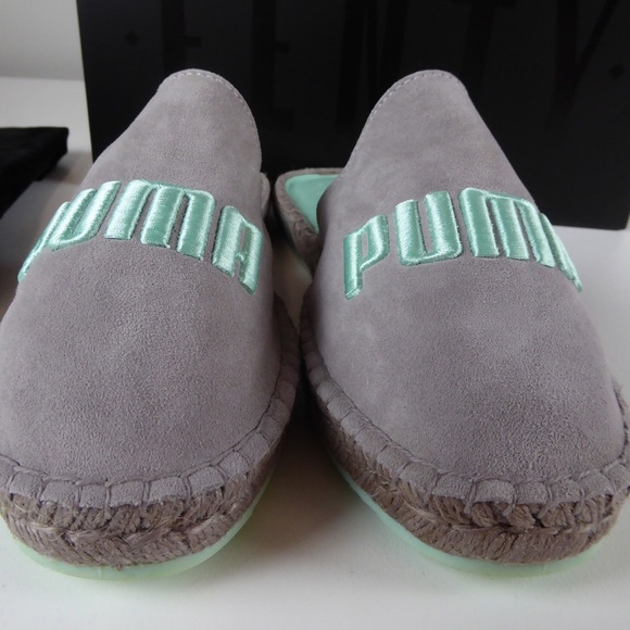 Puma Fenty by Rihanna Suede Espadrille Slide NIB - Picture 3 of 6